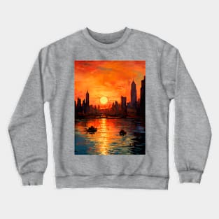 New York sunset I Crewneck Sweatshirt